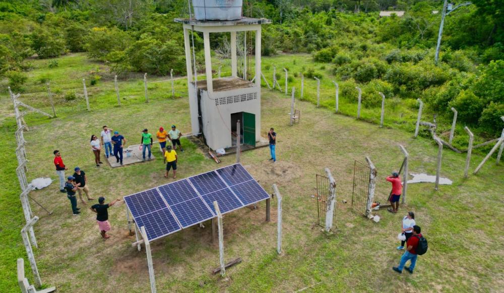 DSEI Parintins instala painéis solares e garante abastecimento de água 24h na aldeia São Francisco 