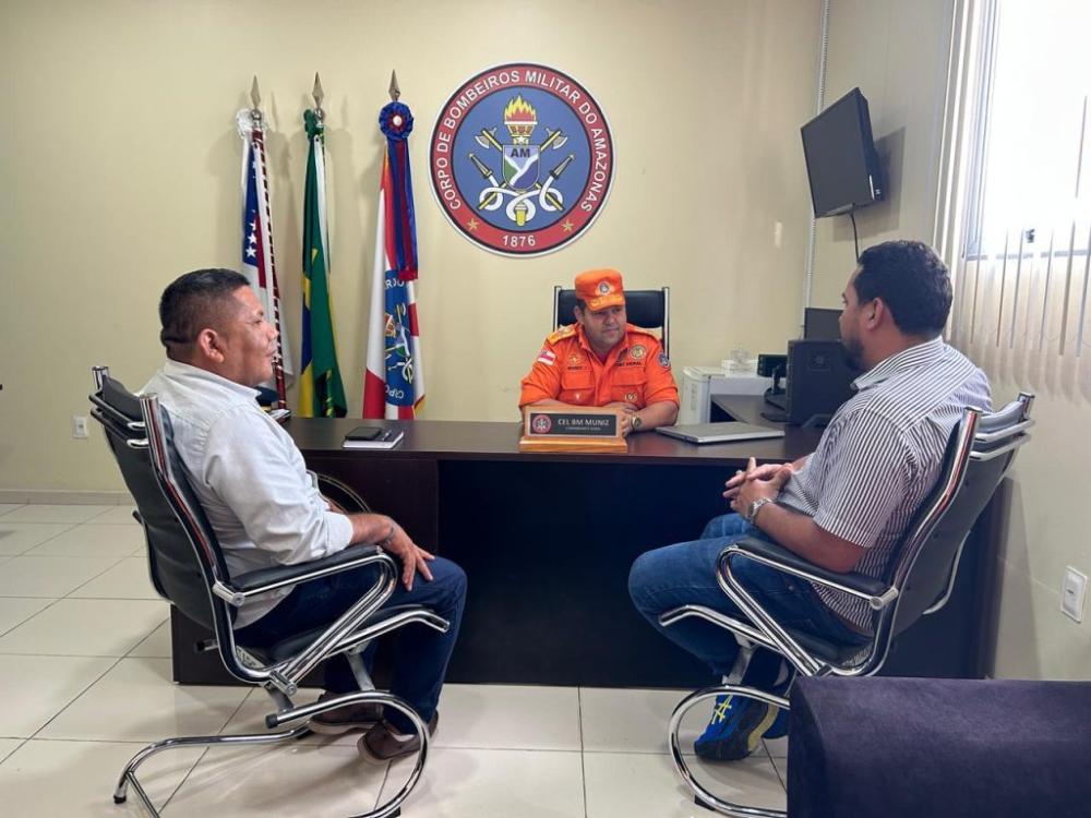 Corpo de Bombeiros inicia tratativas para implantar base em Boa Vista do Ramos