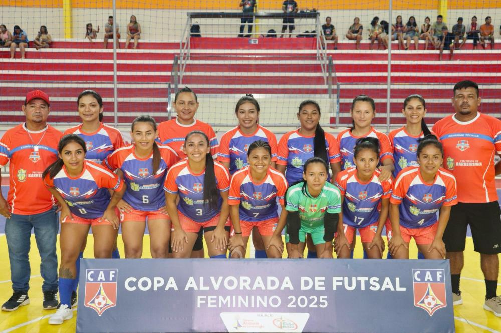 Seleção de Barreirinha realiza preparativos voltados à semifinal da Copa Alvorada de Futsal 2025
