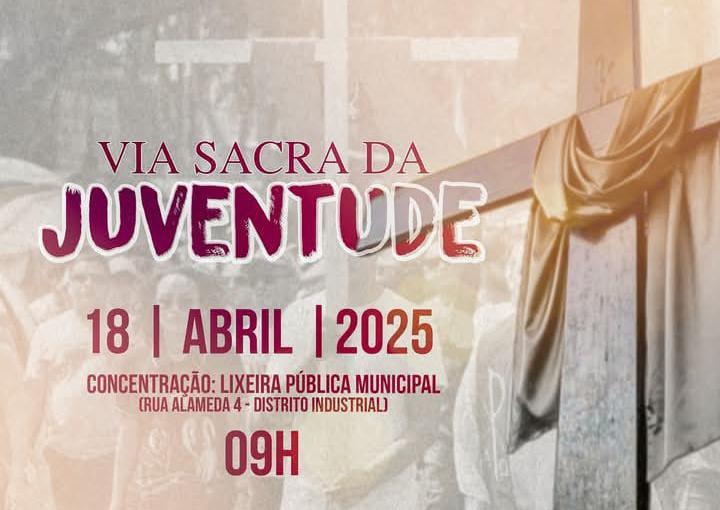 Juventude da Diocese de Parintins se prepara para Via Sacra 2025 na Sexta-feira da Paixão
