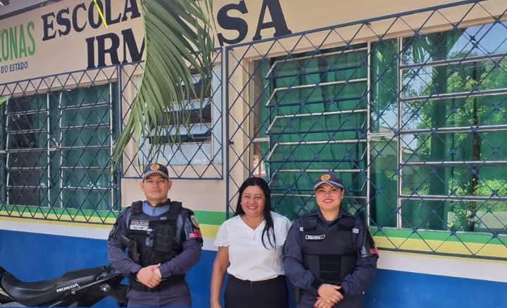 Ronda Maria da Penha intensifica policiamento ostensivo escolar em Parintins