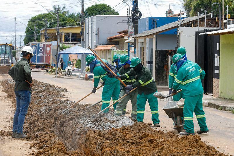 ‘A cidade vai ficar mais moderna’, diz morador de Parintins sobre obras do Prosai