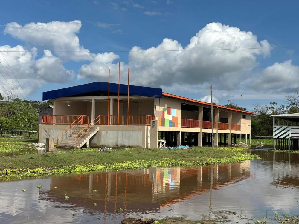Prefeitura fiscaliza andamento de obra das escolas do Itaboraí e Paraná do Espírito Santo do Meio