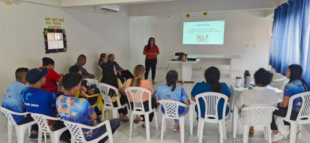 CAPS-AD ‘Dr. Renato Menezes’ promove formação técnica sobre Projeto Terapêutico Singular
