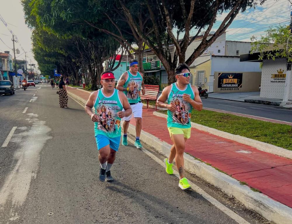 Tradicional Corrida do Terço dos Homens toma as ruas de Parintins com mais de 120 atletas