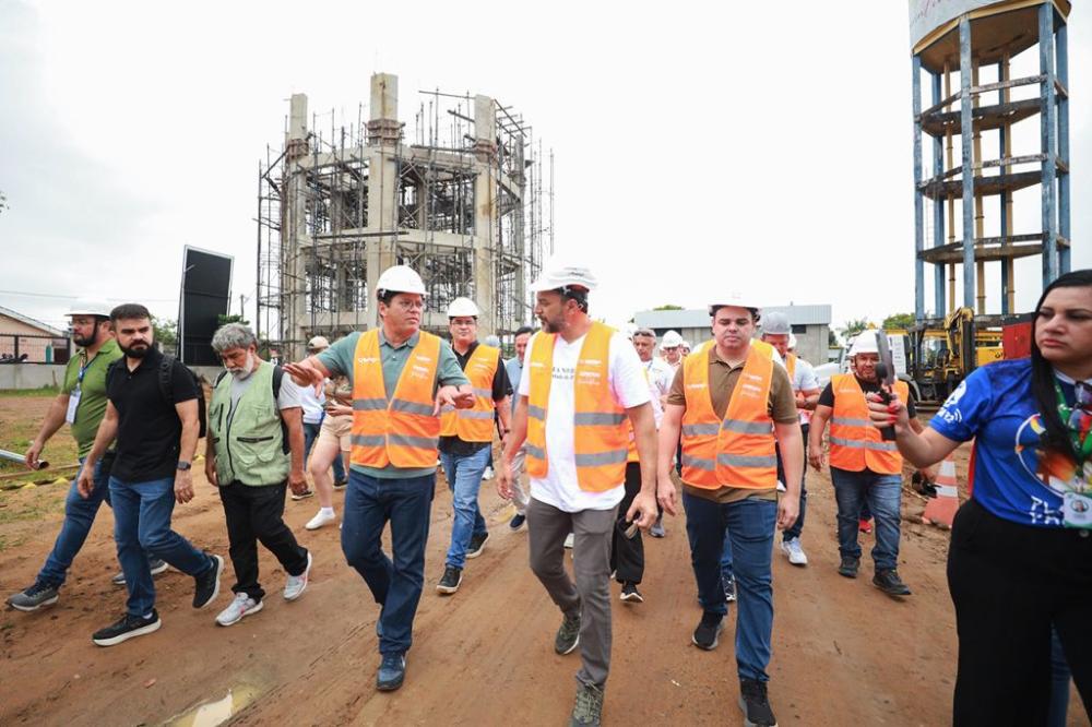 Prosai Parintins avança nas obras do novo sistema de abastecimento de água, com foco nos reservatórios