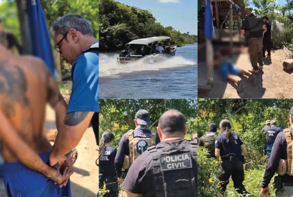 Em Nhamundá, Polícia Civil do Amazonas prende três irmãos por estupro