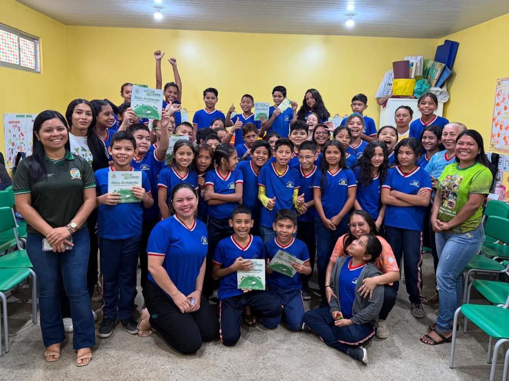 Sedema promove diálogo sobre sustentabilidade com alunos da Escola Santa Luzia do Macurany