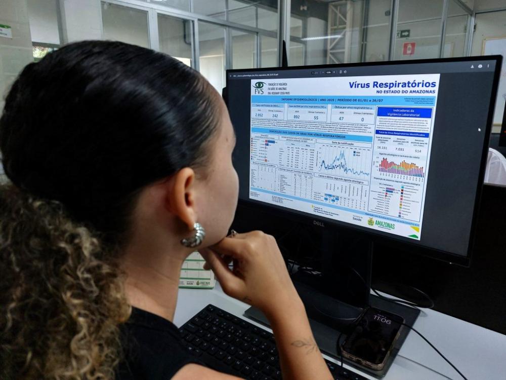 Saúde registra redução de casos e óbitos por vírus respiratórios no Amazonas