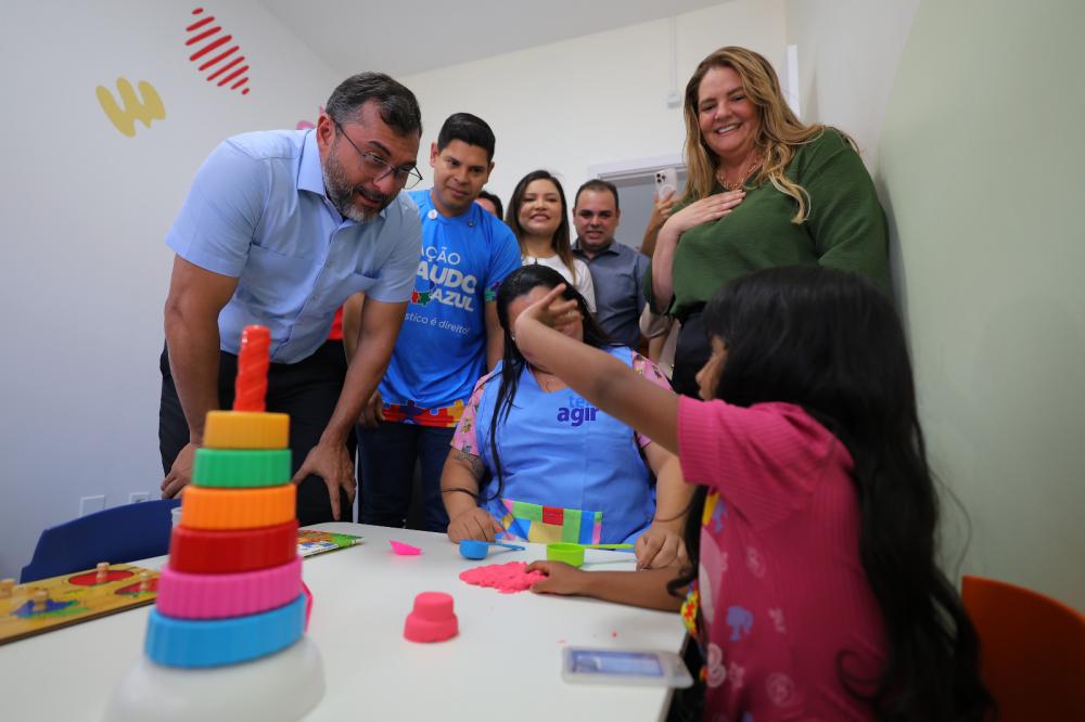 Wilson Lima inaugura primeiro Caic TEA da rede pública de Saúde, com atendimento especializado para crianças com autismo