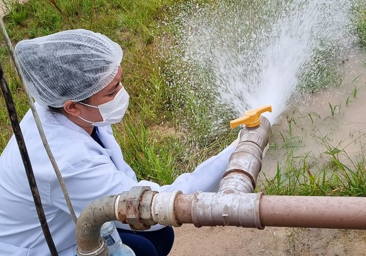 Cosama realiza diagnóstico técnico do sistema de abastecimento de água em Barreirinha