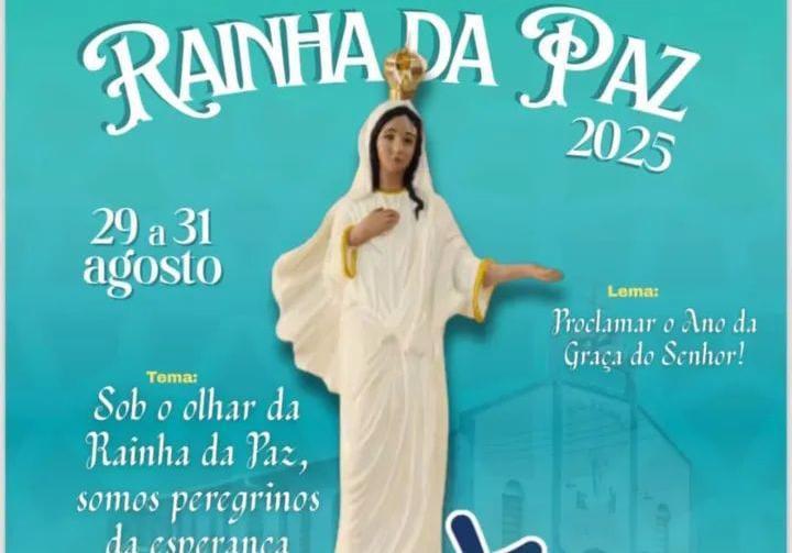 Festa em honra à Nossa Senhora Rainha da Paz ocorre de 29 a 31 de agosto em Maués